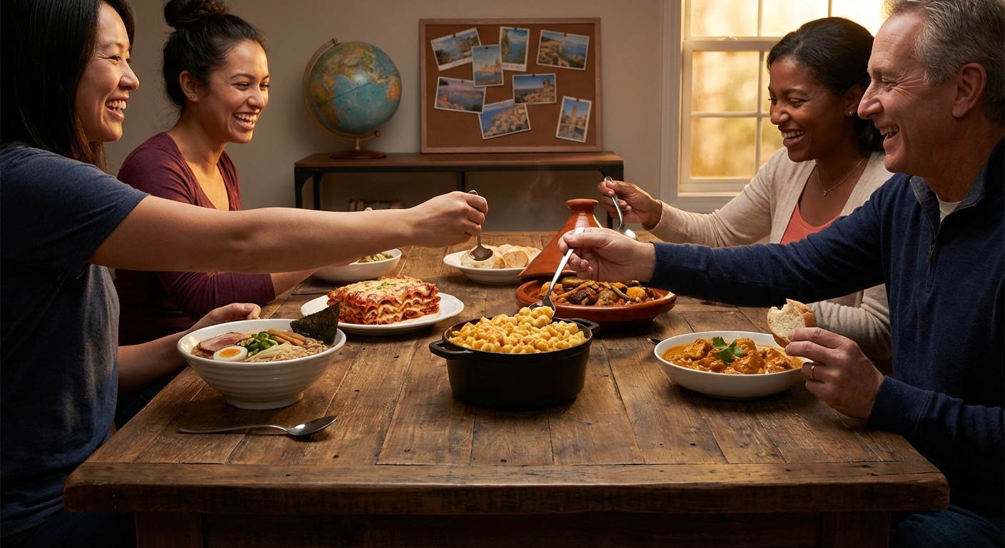 Around the World in 5 Comfort Dishes: A Cozy Tour of International Cuisine