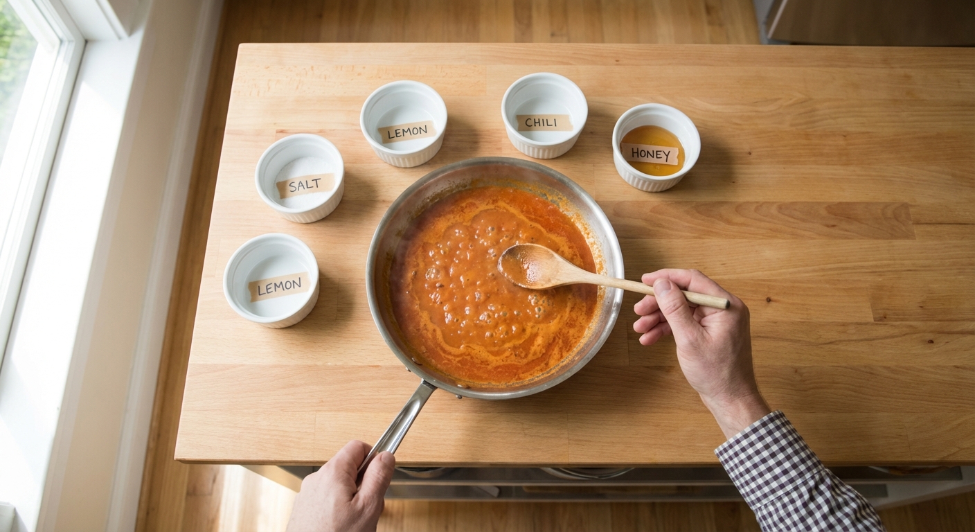 Salt, Acid, Heat, and Sweet: A Home Cook’s Guide to Balancing Flavors Like a Chef