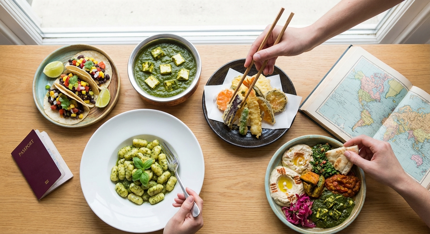 Vegetarian Voyages: 5 Plant-Forward International Recipes that Don’t Feel Like a Compromise